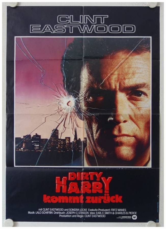 Sudden Impact original release german movie poster